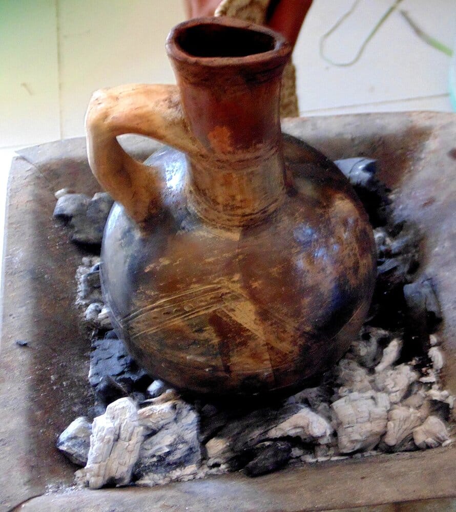 Jebena Clay Coffee Pot, Handmade