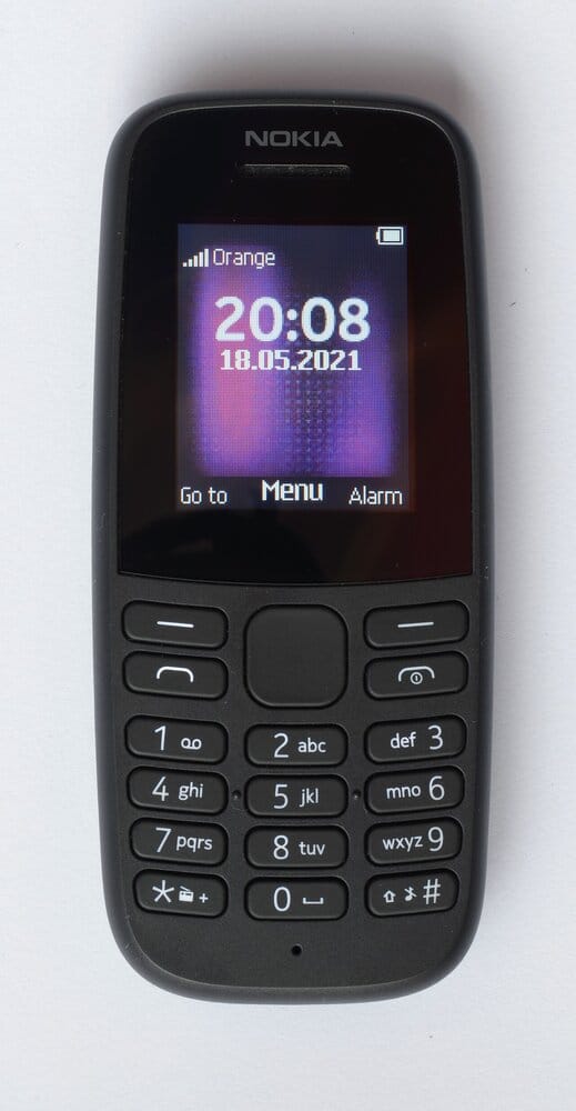 Nokia 105 Feature Phone with FM Radio